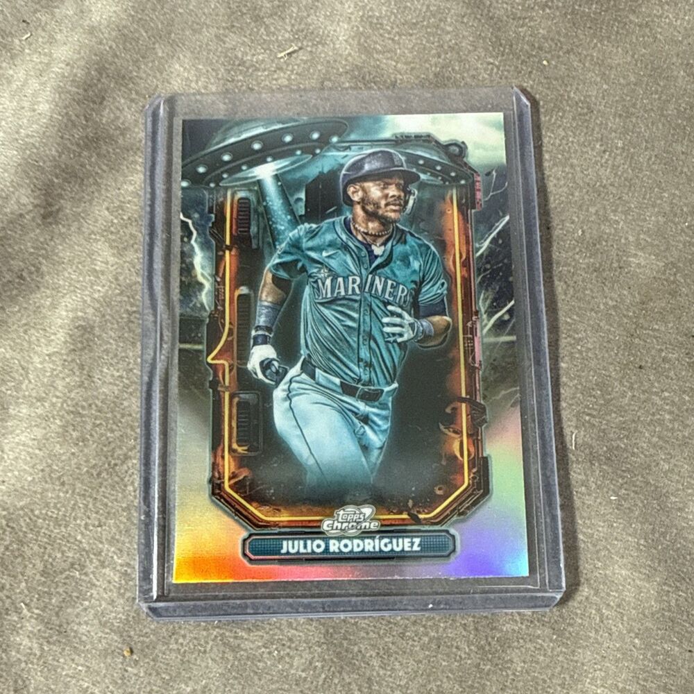 2025 Topps Cosmic Chrome Julio Rodriguez Extraterrestrial Talent Mariners #ET-12